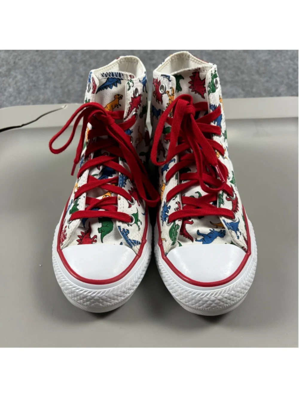 Converse Dinoverse Dino Print High Top Sneakers Kids 4 Jurassic Y2K Skater